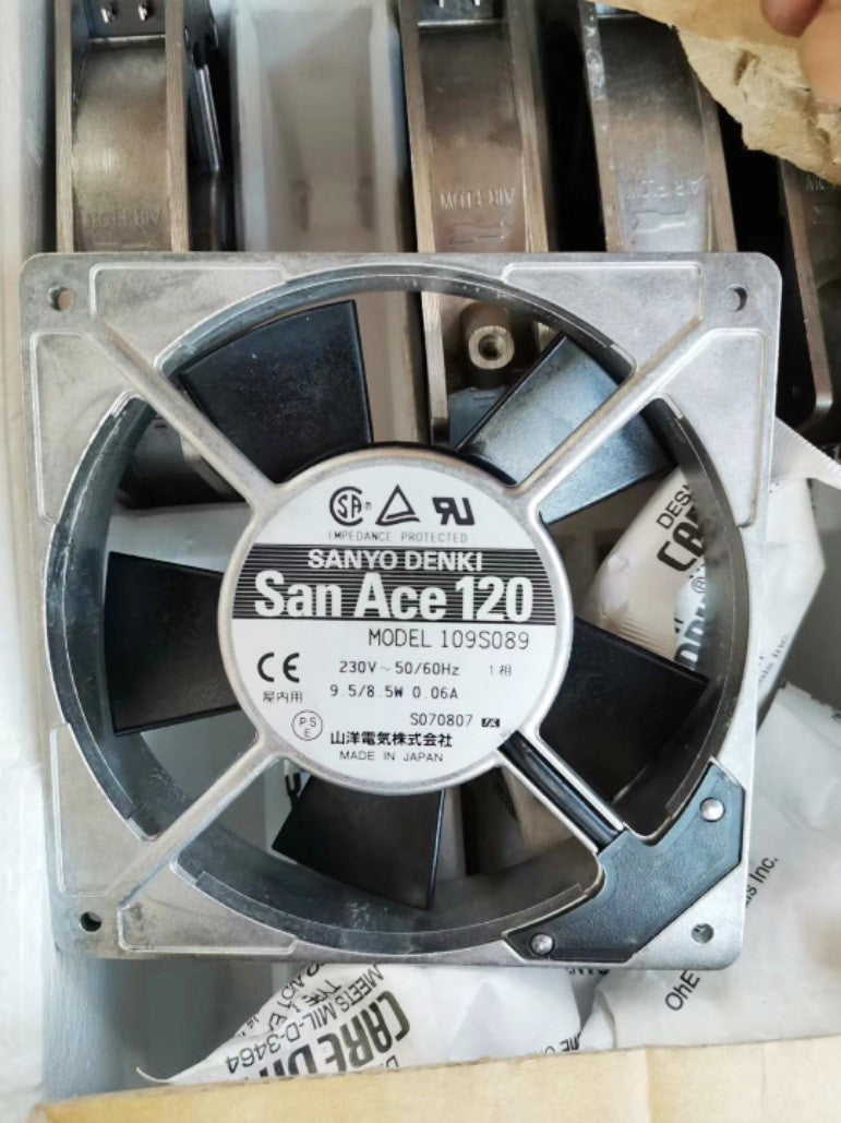 Sanyo 109S089 230V 9.5/8.5W 0.06A Cooling Fan Sanyo 109S089 230V 9.5/8.5W 0.06A Cooling Fan
